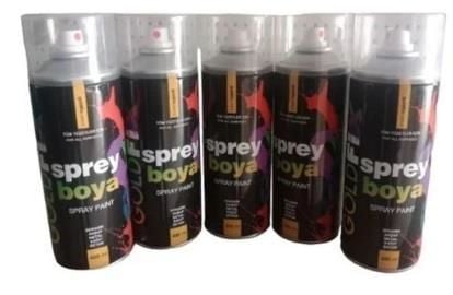 Goldfix Sprey Boya Siyah 400ML BÜYÜK BOY