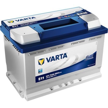 Varta Akü 12V 74 Ah Amper 680A E11  / 484109869