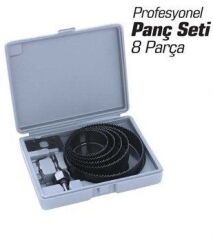 Ağaç Buat Takım 8 PARÇA AHŞAP KARTONPİYER ALÇIPAN PANÇ SETİ -B0101 BUHAT-8PCS