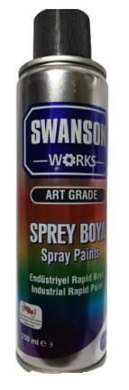 Sprey Boya 250ML SİYAH SWANSON